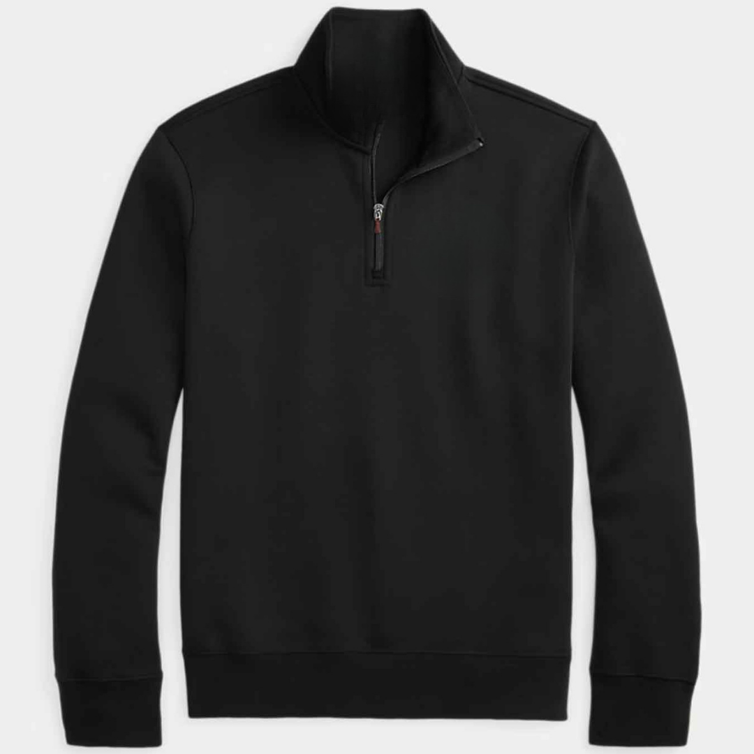 Half-Zip Pullover - Black