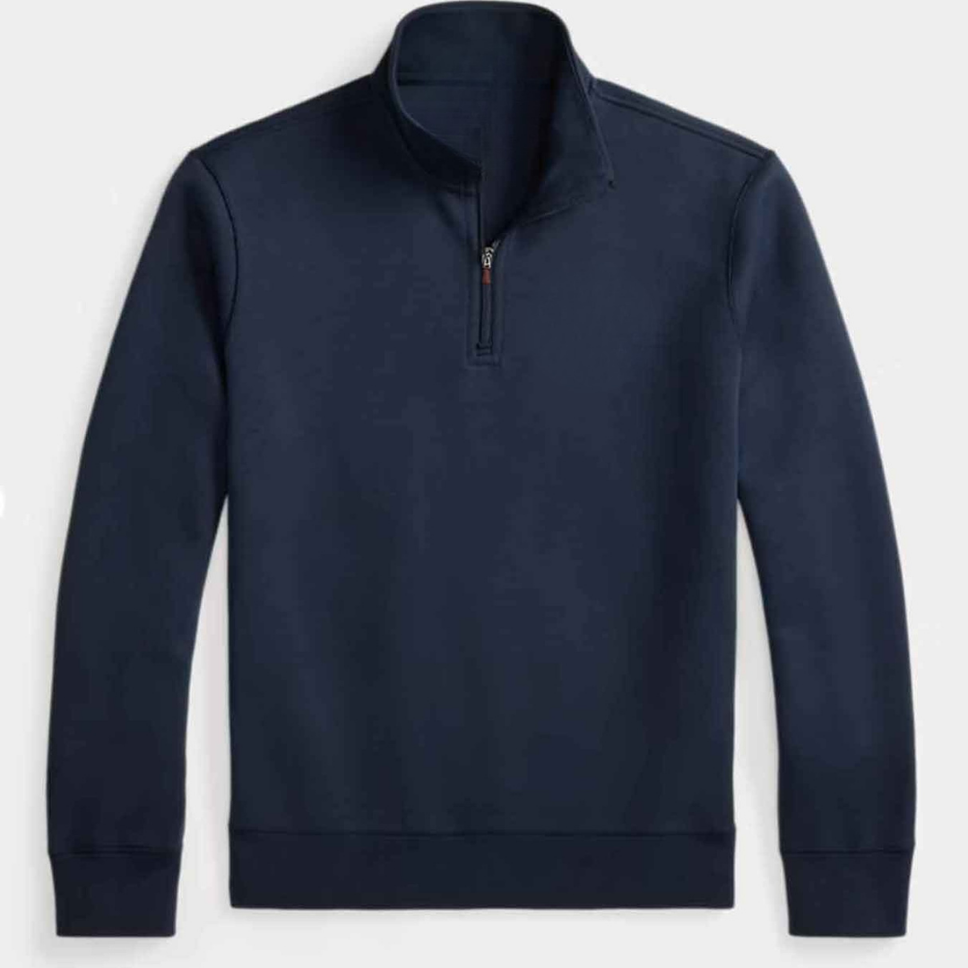 Half-Zip Pullover - Navy