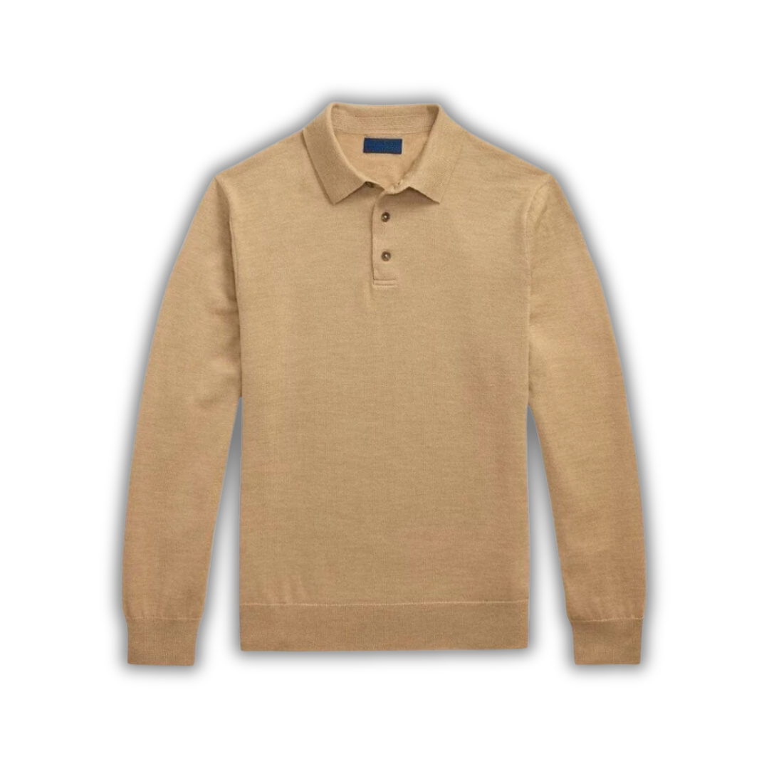 Wool Polo-Collar Jumper