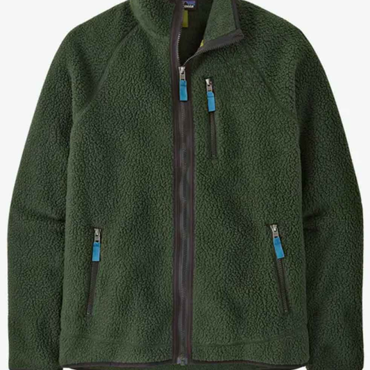 Retro Pile Fleece Jacket – Green