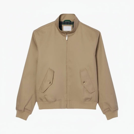 Water-Repellent Twill Harrington Jacket