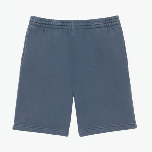 Washed Effect Cotton Fleece Shorts