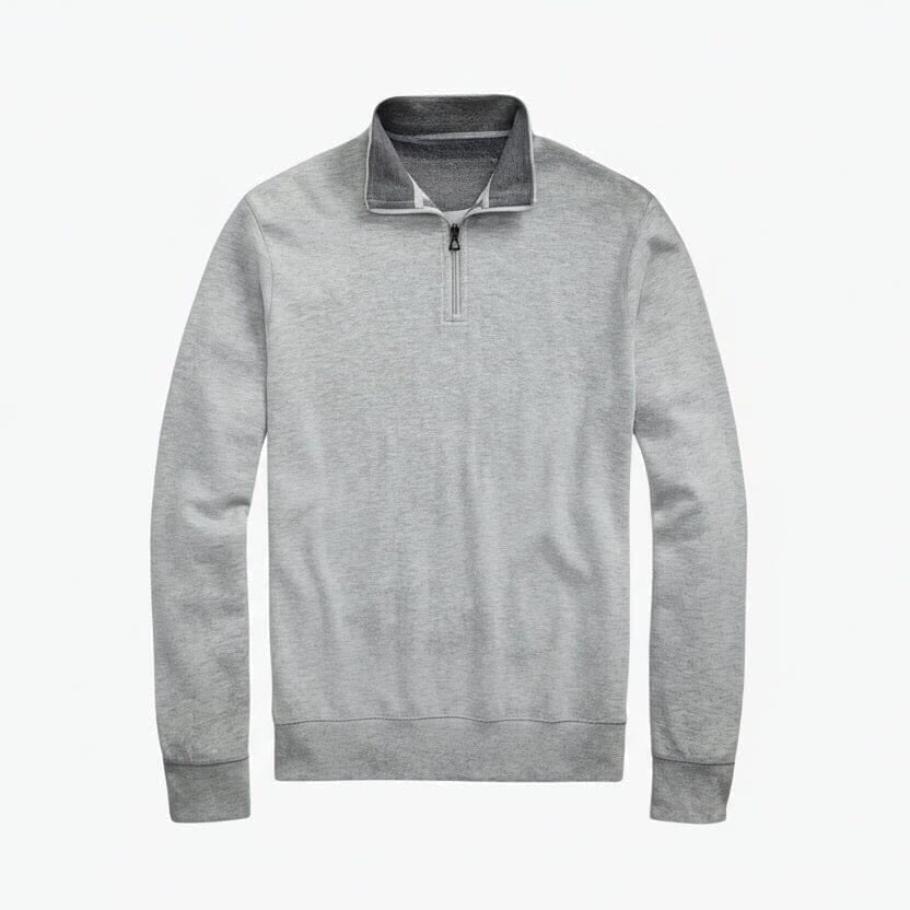 Luxury Jersey Quarter-Zip Pullover
